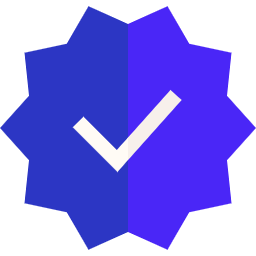 Blue verified badge